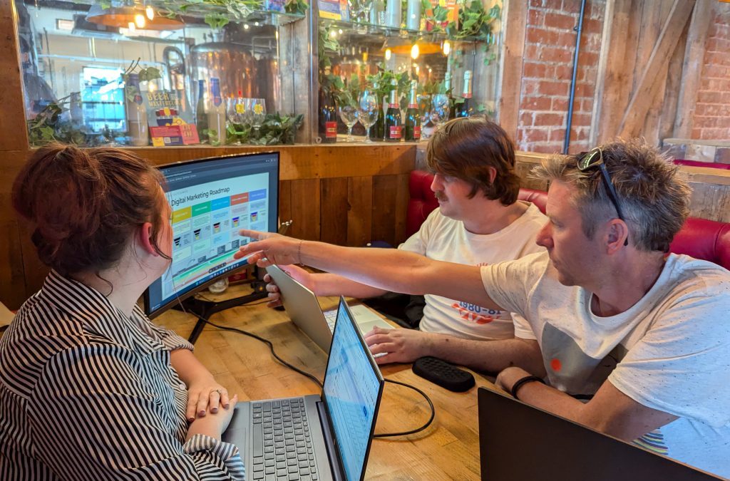 Coffee Marketing team strategy collaboration